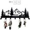 Key Holder for Wall, Decorative Farmhouse Rustic Wall Mount Key Organizer Rack for with 7 Hooks, Key Hanger Wall for Kitchen, Entryway, Hallway, Bedroom, Doorway,12'' X 5.4''